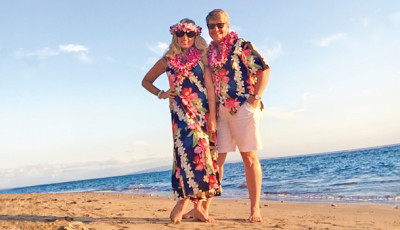 Writer Jenny Block, left, and her fiancée, Robin Brown, recently spent three weeks on the islands in advance of their March marriage ceremony.