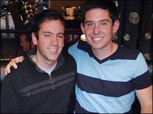 Brian Panetta (l) with his fiance, Nathan David (r) Photo: Facebook