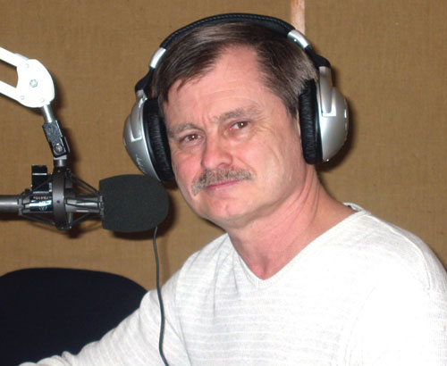 1.On the air: JD Doyle in 2006 at KPFT radio station in Houston. Photo by Troy Christensen.