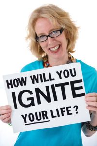 Lighting a Fire: Ignite Your Life! creator Sarah Gish hopes the campaign helps others discover their own unique passions. Photo: Two Birds Photography
