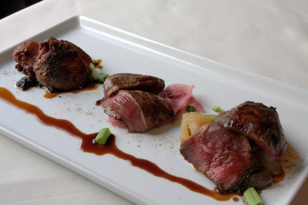 A sampling of wild game from Rainbow Lodge.