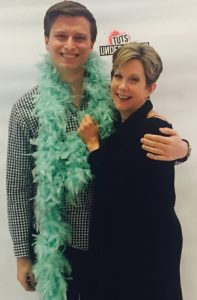 Heavy-Metal Mother: Steele with her son Dack at The Sweet Potato Queens world premiere in Houston.