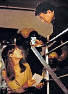 A friend indeed: Jamie Lee Curtis (as Heidi) and Tom Hulce (as her openly gay friend Peter) star in the 1995 TV movie "The Heidi Chronicles."