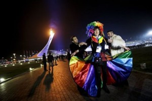 Vladimir Luxuria (center) Photo: AP Photo/David Goldman